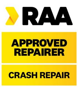 RAA Approved Repairer for Crash Repairs Logo